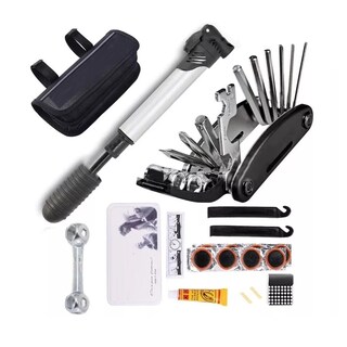 Foto 1 | Foto 1 | Kit de Herramienta con Bolsa y Bomba Eo Safe Imports Esi-5325 para Bicicleta Negro 16 Piezas