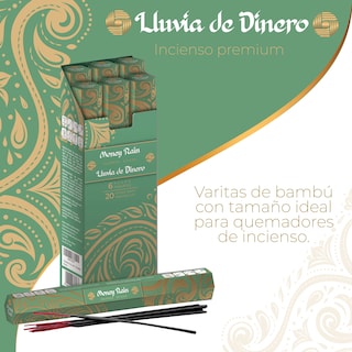 Foto 2 | Foto 2 | Incienso con Aroma Premium Punto Aroma Lluvia de Dinero 120 Unidades