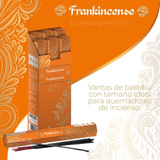 Foto 2 | Foto 2 | Incienso con Aroma Premium Punto Aroma Frankincense 120 Unidades