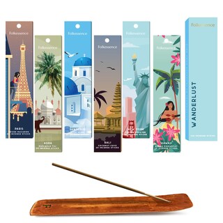 Foto 1 | Foto 1 | Juego De 120 Varillas De Incienso Folkulture Con Soporte Para Aromas Otoñales - Venta Internacional.