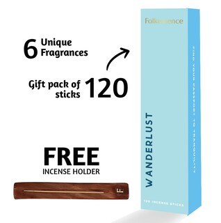 Foto 2 | Foto 2 | Juego De 120 Varillas De Incienso Folkulture Con Soporte Para Aromas Otoñales - Venta Internacional.