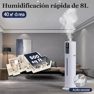Foto 3 | Foto 3 | Ultrasónico Difusor De Aromas Humidificador Eo Safe Imports Esi-10598 Blanco