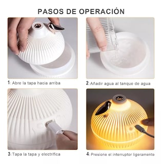 Foto 2 | Foto 2 | Humidificador Difusor De Aroma Lámpara Eo Safe Imports Esi-10602 Blanco