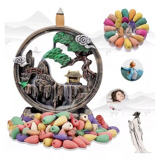 Foto 4 | Foto 4 | Quemador De Incienso De Una Espesa Niebla + 120 Conos Circulo Montañas