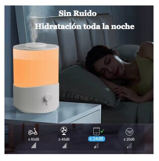 Foto 5 | Foto 5 | Difusor De Aceite Esencial 2.5l Humidificador Ultrasónico Blanco