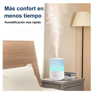 Foto 4 | Foto 4 | Difusor De Aceite Esencial 2.5l Humidificador Ultrasónico Blanco