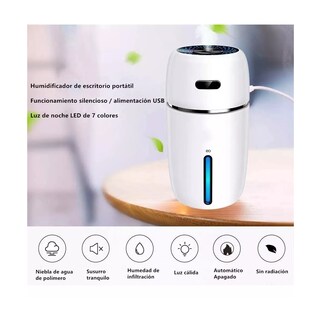 Foto 2 | Foto 2 | Mini Humidificador Usb De Coche Portátil Purificador De Aire Eo Safe Imports Esi-13612-1 Blanco