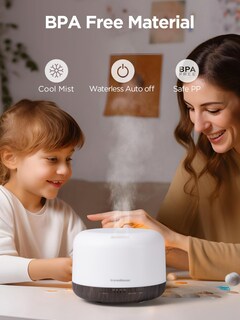 Foto 7 | Foto 7 | Difusor De Aceites Esenciales Innogear 500 Ml Con Mando A Distancia Color Marrón - Venta Internacional.