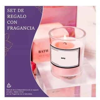 Foto 3 | Foto 3 | Vela Aromática Repelente Cesta de Regalo Relajante Rosa