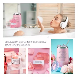 Foto 4 | Foto 4 | Vela Aromática Repelente Cesta de Regalo Relajante Rosa