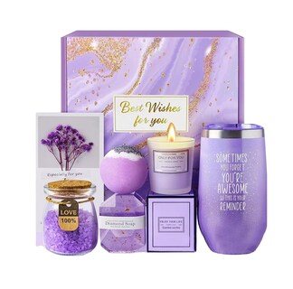 Foto 1 | Foto 1 | Vela Aromática- Repelente Cesta De Regalo Relajante Violeta