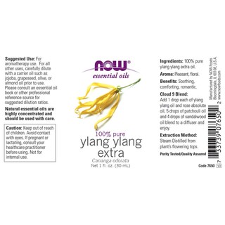 Foto 2 | Foto 2 | Aceite Esencial Now Foods Ylang Extra, 30 Ml, 100% Puro - Venta Internacional.