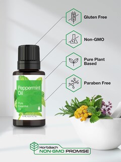 Foto 4 | Foto 4 | Aceite Esencial Horbäach Peppermint 15 Ml Para Masaje, Baño Y Difusor - Venta Internacional.