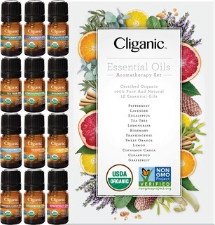 Foto 1 | Foto 1 | Set De Aceites Esenciales De Aromaterapia Cliganic Usda Organic Top 4 - Venta Internacional.