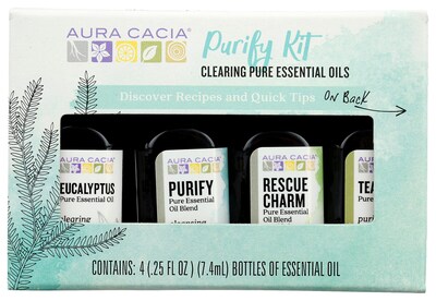 Foto 1 | Foto 1 | Kit De Aceites Esenciales Aura Cacia Purify Con Eucalipto Y Árbol De Té - Venta Internacional.