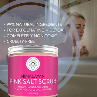 Foto 5 | Foto 5 | Exfoliante De Sal Pure Body Naturals Himalayan 355 Ml Con Aceite De Almendras - Venta Internacional.