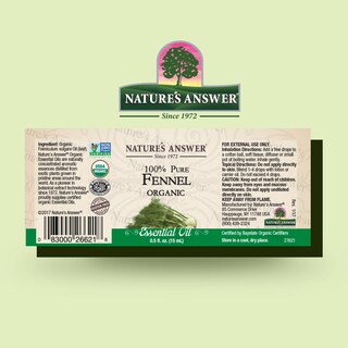 Foto 2 | Foto 2 | Aceite Esencial Nature's Answer De Hinojo Dulce, 15 Ml - Venta Internacional.
