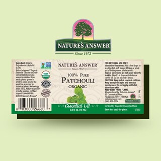 Foto 2 | Foto 2 | Aceite Esencial De Pachulí Nature's Answer, 15 Ml, 100% Orgánico - Venta Internacional.