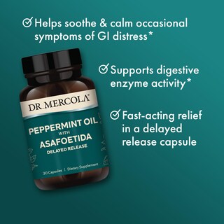 Foto 4 | Foto 4 | Suplemento Dietético Dr. Mercola Peppermint Oil Con Asafétida - Venta Internacional.