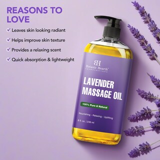 Foto 3 | Foto 3 | Aceite De Masaje Botanic Hearth Lavender Con Lavanda Pura 240 Ml - Venta Internacional.