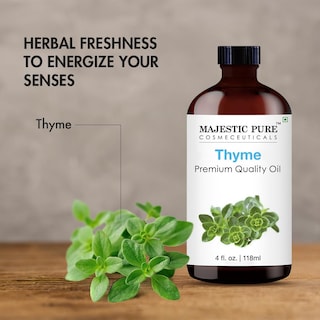 Foto 2 | Foto 2 | Aceite Esencial Majestic Pure Thyme 120 Ml 100% Puro Con Gotero - Venta Internacional.