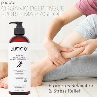 Foto 4 | Foto 4 | Aceite De Masaje Pura D'or Organic Deep Tissue Sports 480ml - Venta Internacional.