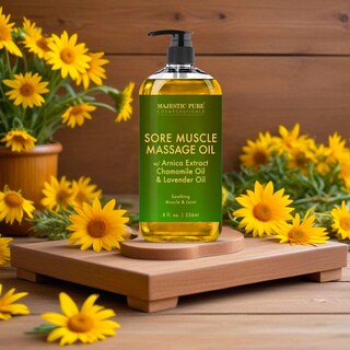 Foto 4 | Foto 4 | Aceite De Masaje Majestic Pure Arnica Sore Muscle Con Lavanda 240 Ml - Venta Internacional.