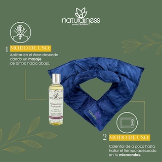 Foto 6 | Foto 6 | Compresa para Cuello y Hombros Naturalness Hecha con Semillas y Plantas Medicinales