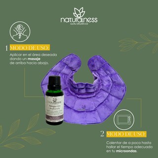 Foto 6 | Foto 6 | Paquete Compresa de Semillas para Cuello Hombros y Espalda Alta Naturalness color Cobre