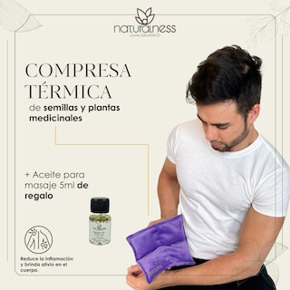 Foto 2 | Foto 2 | Compresa Muscular Naturalness Chico Elaborada con Semillas y Plantas Medicinales