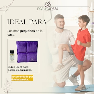 Foto 3 | Foto 3 | Compresa Muscular Naturalness Chico Elaborada con Semillas y Plantas Medicinales