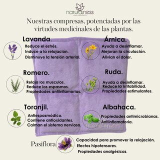 Foto 4 | Foto 4 | Compresa Muscular Naturalness Chico Elaborada con Semillas y Plantas Medicinales