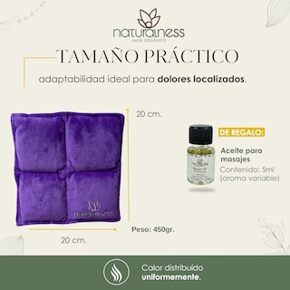 Foto 5 | Foto 5 | Compresa Muscular Naturalness Chico Elaborada con Semillas y Plantas Medicinales