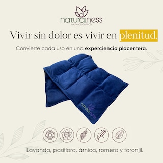 Foto 4 | Foto 4 | Compresa Térmica Naturalness con Semillas y Plantas para Molestias de la Columna Dorado