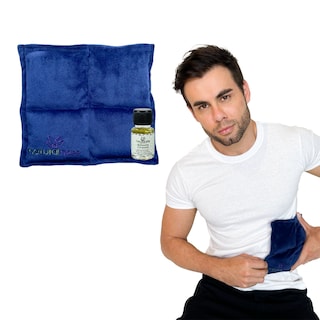 Foto 1 | Foto 1 | Compresa Térmica Naturalness con Semillas y Plantas para Dolores Musculares Tamaño Chico Azul
