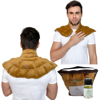 Foto 1 | Foto 1 | Compresa Térmica Naturalness con Semillas y Plantas para Dolores de Cuello, Hombros y Espalda Baja Dorado