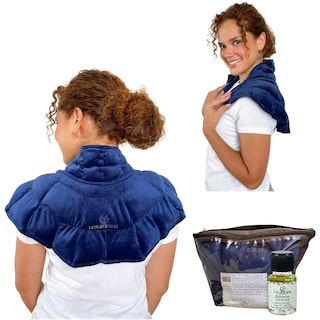 Foto 1 | Foto 1 | Compresa Térmica Naturalness con Semillas y Plantas para Dolores de Cuello, Hombros y Espalda Baja Azul