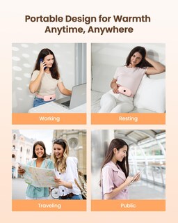 Foto 7 | Foto 7 | Almohadilla Térmica Koonie Para Calambres Menstruales De 5000 Mah Con 6 Niveles De Calor - Venta Internacional.