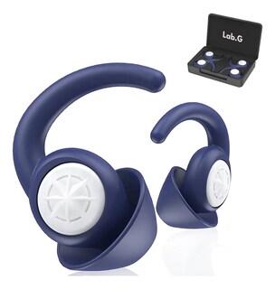 Foto 1 | Foto 1 | 2 Pares Tapones Para Los Oídos Silicona Dormir Azul Marino