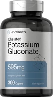 Foto 1 | Foto 1 | Suplemento De Gluconato De Potasio 595 Mg 300 Tabletas Horbaach - Venta Internacional.