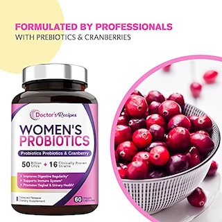 Foto 6 | Foto 6 | Probiótico Para Mujer Doctor's Recipes, 60 Cápsulas, 50 Mil - Venta Internacional.