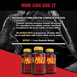 Foto 6 | Foto 6 | Suplemento De Vitaminas De Alta Potencia Mutant Multi, 60 Comprimidos - Venta Internacional.