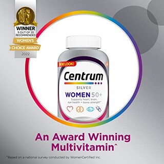 Foto 3 | Foto 3 | Tabletas Multivitamínicas Centrum Silver Para Mujeres De 50 O Más De 60 Tabletas - Venta Internacional.