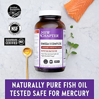 Foto 5 | Foto 5 | Suplemento De Aceite De Pescado Complejo Omega-3 De New Chapter 30 Cápsulas - Venta Internacional.