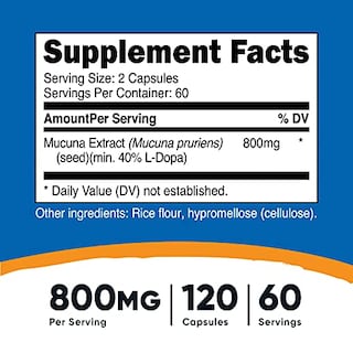 Foto 2 | Foto 2 | Suplemento Nutricost Mucuna Pruriens 400 Mg 120 Cápsulas - Venta Internacional.