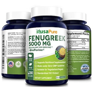 Foto 4 | Foto 4 | Suplemento De Alholva Nusapure 5000 Mg, 200 Cápsulas Vegetarianas - Venta Internacional.