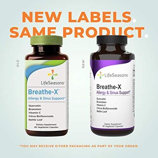 Foto 7 | Foto 7 | Suplemento Lifeseasons Breathe-x Allergy Relief 90 Cápsulas - Venta Internacional.