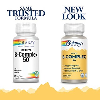 Foto 2 | Foto 2 | Suplemento Solaray Methyl B-complex 50 Mg Para Cabello Y Piel 60 - Venta Internacional.