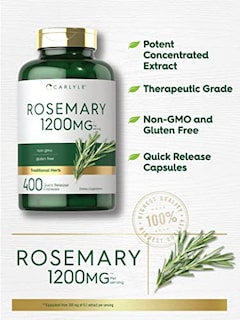 Foto 3 | Foto 3 | Suplemento Carlyle Rosemary 1200 Mg 400 Cápsulas Sin Ogm - Venta Internacional.