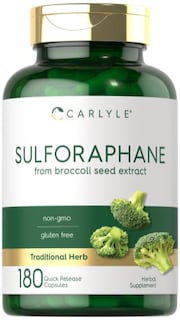 Foto 1 | Foto 1 | Suplemento Carlyle Sulforaphane 180 Cápsulas De Semillas De Brócoli - Venta Internacional.